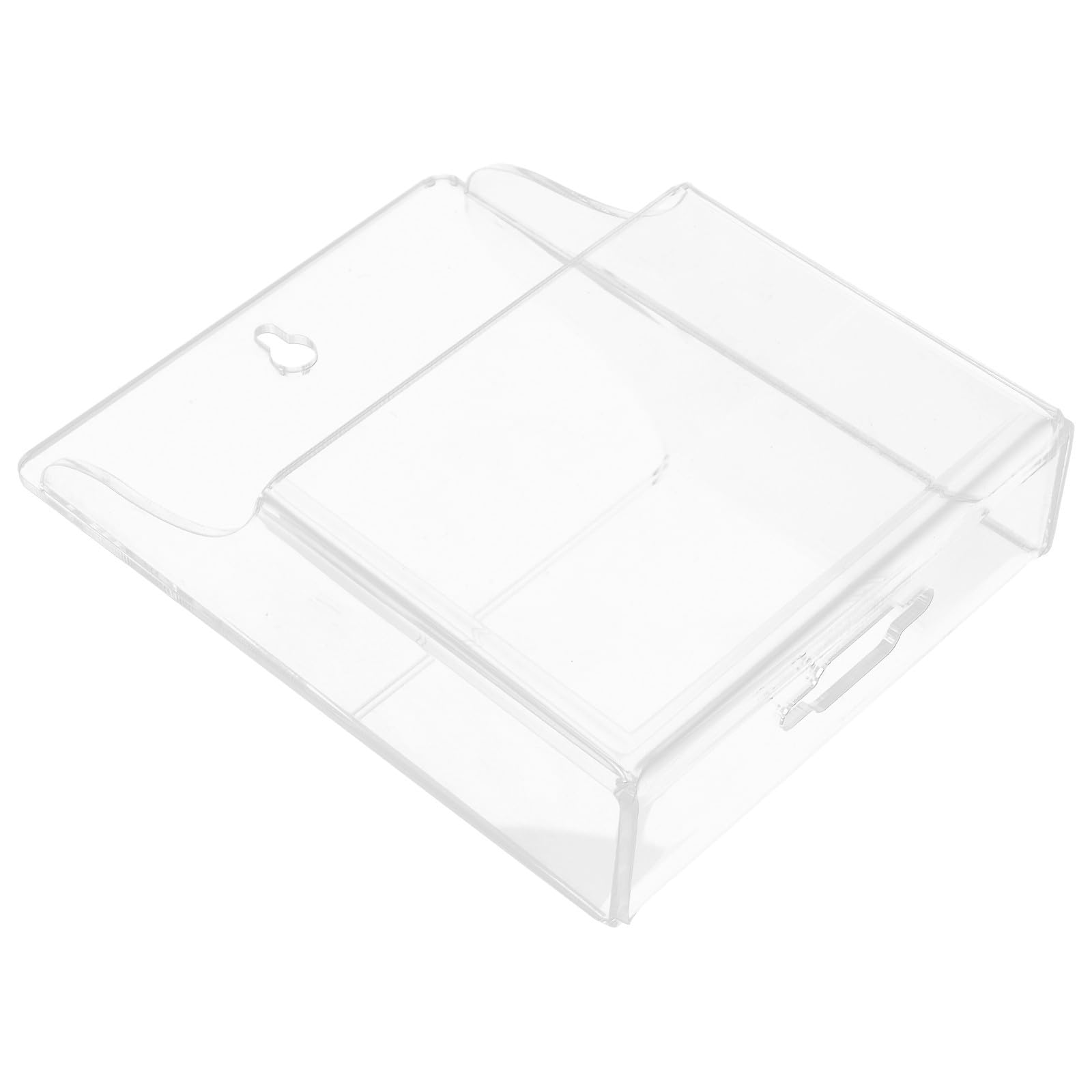 HEALLILY Wandhalterung Praktische Wandmontage ohne Bohren aus Acryl zum Aufhängen für Fernbedienungen und Kleine Gegenstände Am Bett der Wand