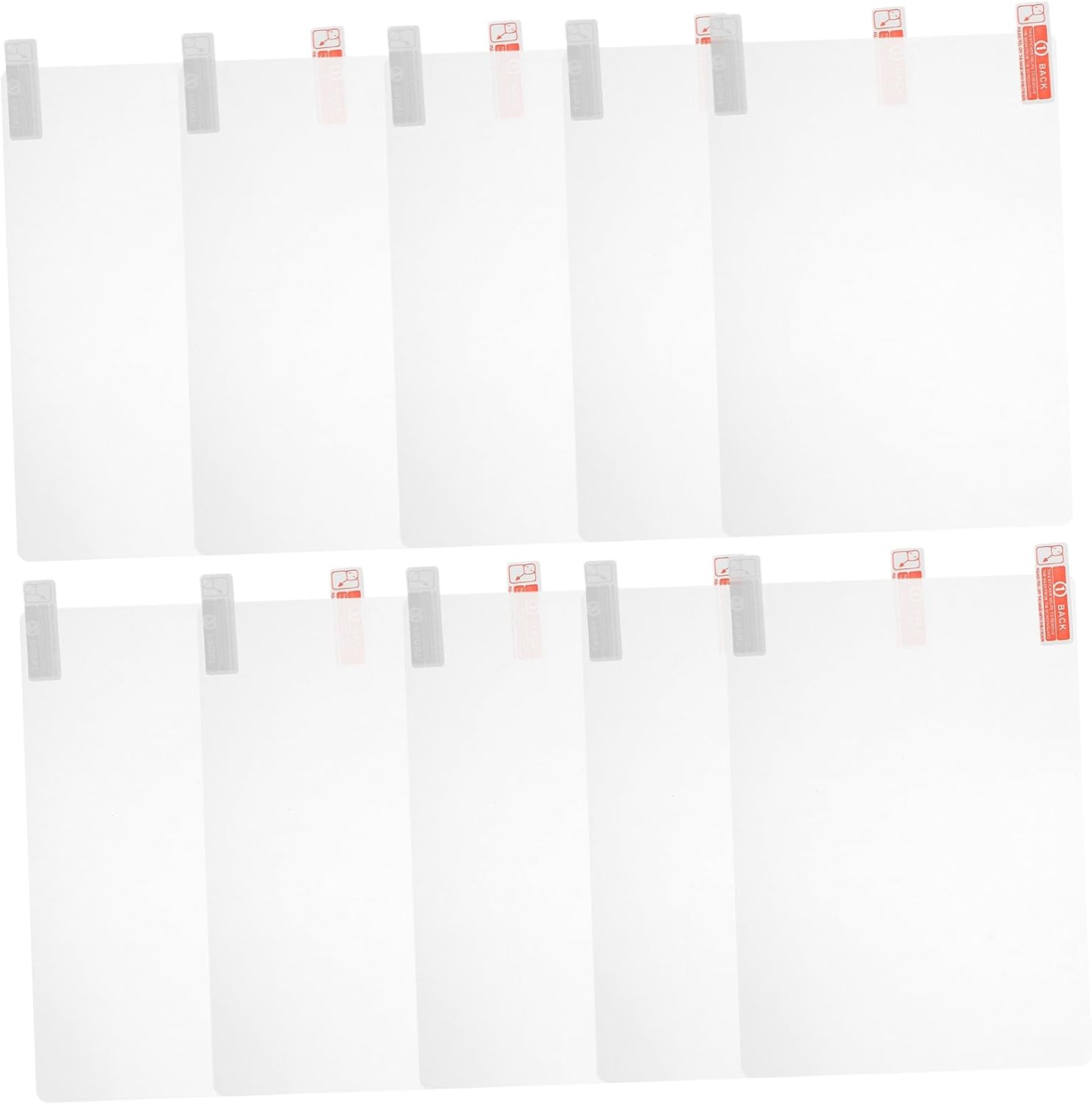 BESPORTBLE 10pcs Matte Anti-glare PET Screen Protector for E-book Reader Ultra-thin High Definition Full-screen Film with Anti-reflective Scratch Resistance