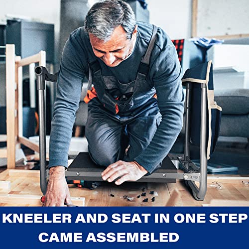 image for Aimerla Foldable Garden Kneeler Seat Heavy Duty [Upgraded Widened Thic