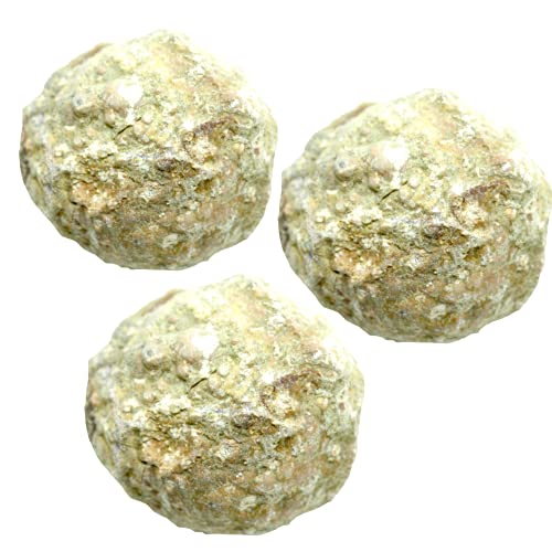 Lot de 3 géodes de quartz de qualité supérieure à briser soi-même I Fermé I Géodes porte-bonheur I Plaisir de fête I Cassez la vôtre | Magnifiques cristaux blancs (lot de 3 pièces)