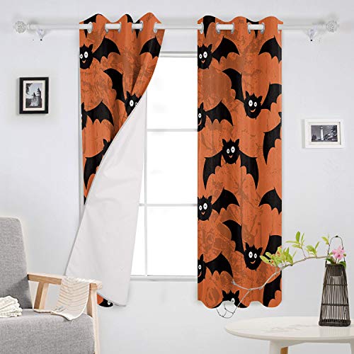 Gordijnen Halloween Bat Gordijnen Woonkamer Decor Gordijnen voor Woonkamer Home Decor - Afbeelding 4