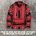 Mexican Baja Hoodie – Classic Drug Rug Pullover Sweater | Baja Hoodie for Men & Women | Mens & Plus Size Options Available Red