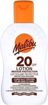 Malibu Sun SPF 20 Sun Lotion, Moisturising Sunscreen for Body, 200ml