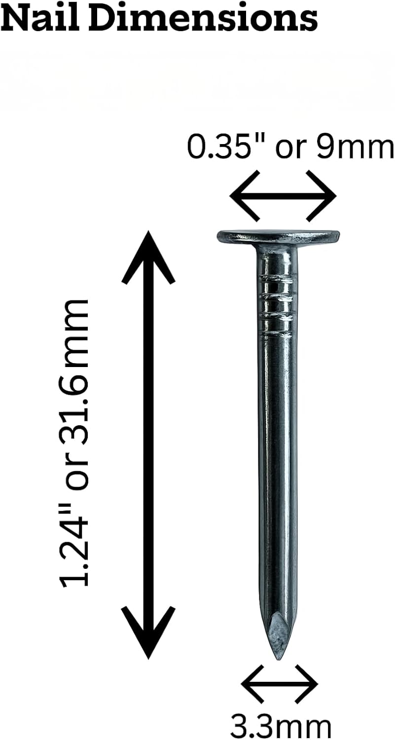 Tree Ties with Complimentary Nail, 32 Inch Black Heavy Duty Ties for Garden and Nursery Use, 20 Pack