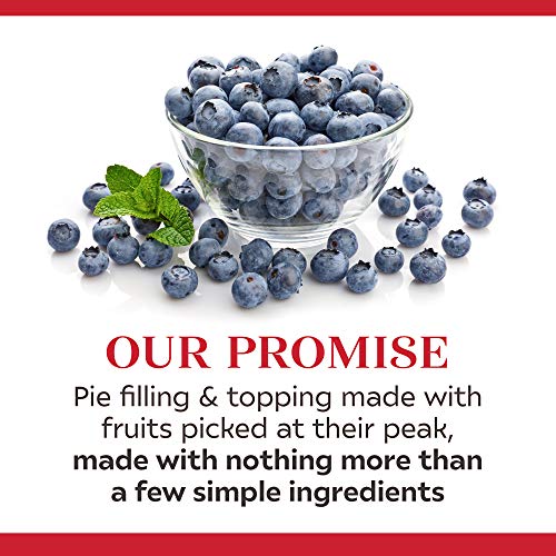 Duncan Hines Wilderness Simply Pie Filling, Blueberry, 21 Ounce (Pack of 8)