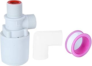 3/4 Inch Plastic Float Valve, Automatic Water Level Control, Inside Top Feed Plastic Float Valve, Automatic Fill Shutoff Valve for Pools