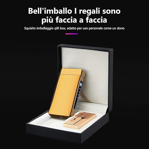 Miniatura 7 de YOZWOO Encendedor de plasma recargable por USB, encendedor eléctrico de llama de alta potencia, encendedor electrónico de arco resistente al viento