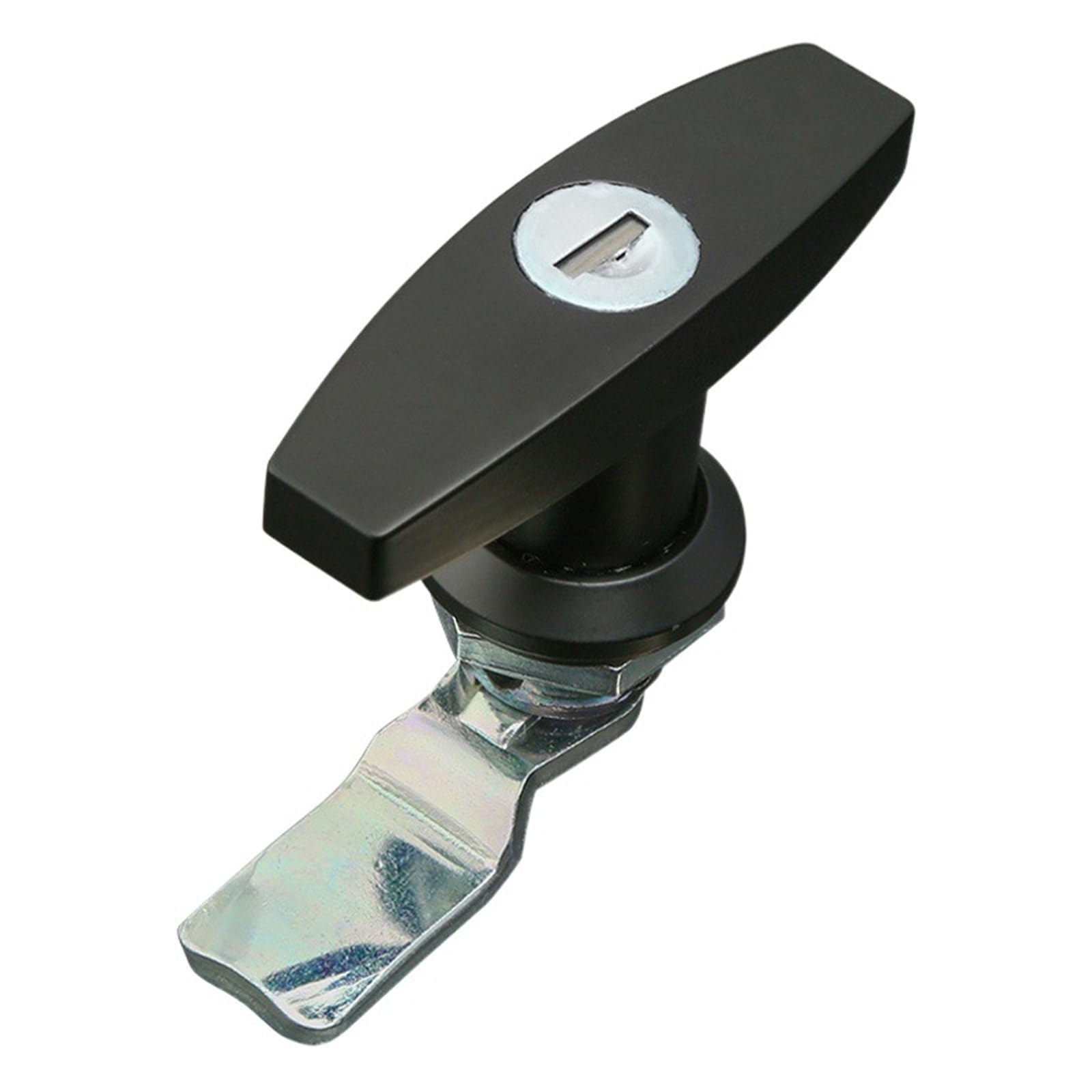 Ofymsltqhv Ms324-1Withoutblack Zinc Alloy Electric Cabinet Door Lock Handle Distribution Box Tongue Chassis T-Lock Ms324 1Pcs(Ms324-1Withoutblack)
