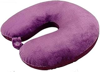 Memory Foam Travel Pillow , Purple