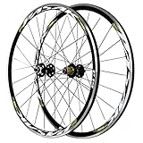 MZPWJD Felgen 700c Rennrad Laufrad Set C/V Brems Felgenbremse Schnellspanner Laufrad 28 Zoll 30mm Fahrrad Felge 20/24 Loch Nabe 7/8/9/10/11/12 Geschwindigkeit Kassette 1650g