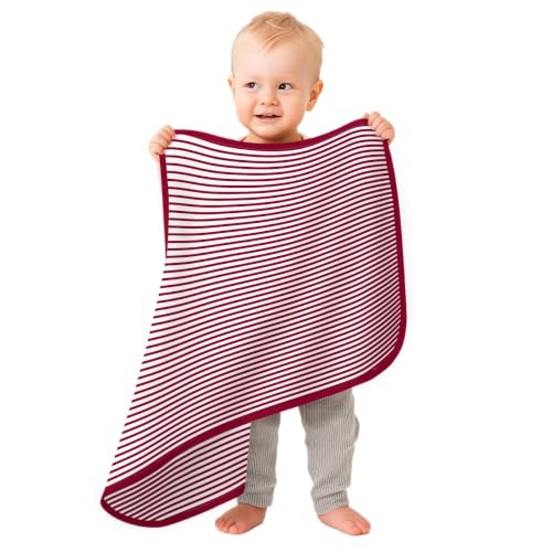 Image of College Baby Infant Striped /Solid Blanket, Unisex, One Size 37.5 X 33.5