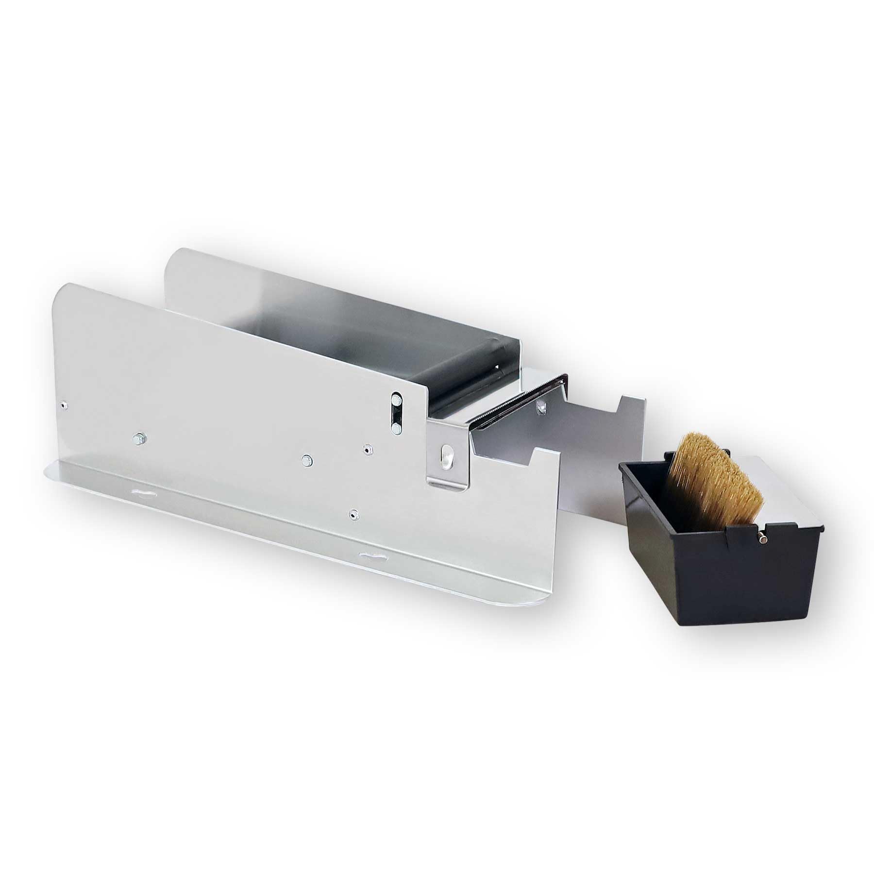 Europack24 Nassklebe-Set: 6 Rollen Nassklebeband und 1 Klebestreifengeber | 60mm x 200m unverstärkt | Paketklebeband für Kartonagen | stark klebendes Packband | Klebebandanfeuchter für Büro und Lager
