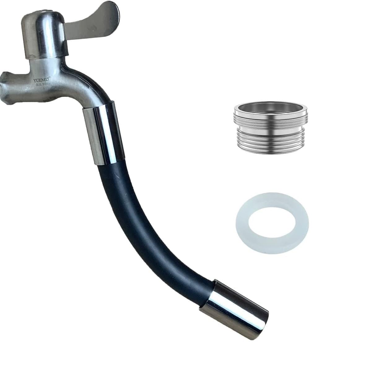 VRUNDAVAN CARE Adjustable Tap Extender, 360° Flexible Bending Tube Aerator Faucet, Universal Foaming Extension Tube with Connector (Black, Female, 20 CM) (B0CFHTT2W9) Amazon Price History, Amazon Price Tracker