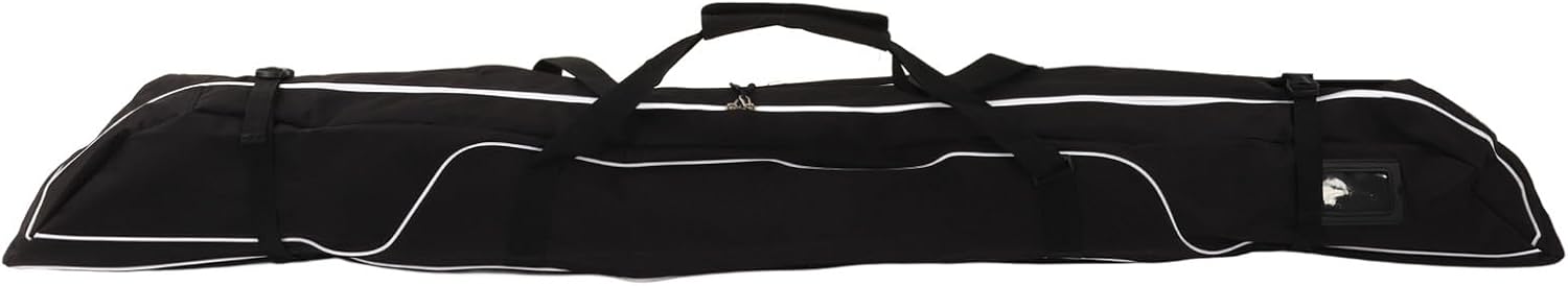Oxford Cloth Watertight Ski Snowboard Bag with Shoulder Straps for Airplane Travel and Road Trips Durable Lightweight Foldable Design 172cm