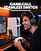 NUBWO G06 Dual Wireless Gaming Headset mit Mikrofon für PS5, PS4, PC, Mobile: 2.4 GHz Wireless + Bluetooth - 100 Stunden - 50mm -Treiber - Orange