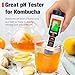 Pool Salt Tester pH Meter ORAPXI Salinity Meter and pH Tester PPM EC Meter with LCD Screen 5 in 1- Salt pH TDS EC Meter for Saltwater Pool, Hot Tubs, Spas, Aquarium, Hydroponics System, Home Brew