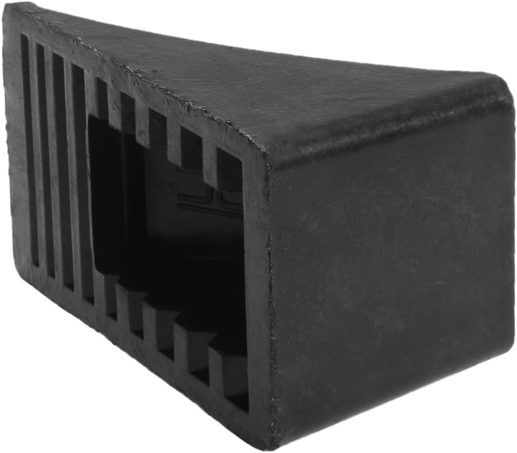 CHILDWEET 2pcs Solid Rubber Wheel Chock Heavy Duty Non-Slip Tire Stopper for Rvs Trailers and Trucks Motorcycle Chocks for Safe Parking and Tire Stability