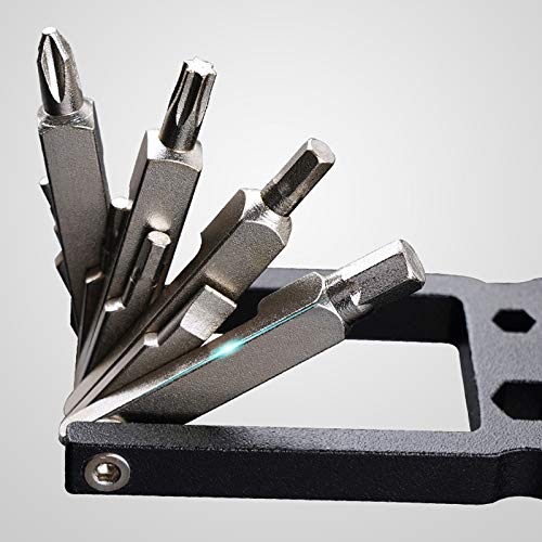 Kit de herramientas de reparación de bicicletas Destornilladores de ciclismo de radios hexagonales Herramienta Palanca de neumáticos Llave Allen Bicicleta de montaña Multiherramienta Herramientas de