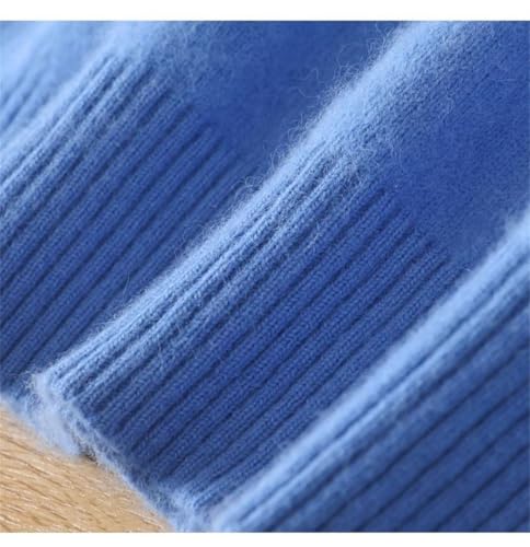 Men's Solid Color Sweater Slim Fit High Lapels Pullovers Knitted Long Sleeve Pullovers Jumpers4