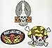 Produktbild Beyond Biker Motorrad Totenkopt Patch Sticker 3 Stück Aufnäher Kleidung Patch