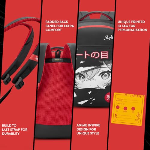 Image of Skybags Kyro 01 Samurai 28 Liters Premium Polyester Fabric School Backpack for Kids with Multiple Compartments and Adjustable Strap - Boys & Girls