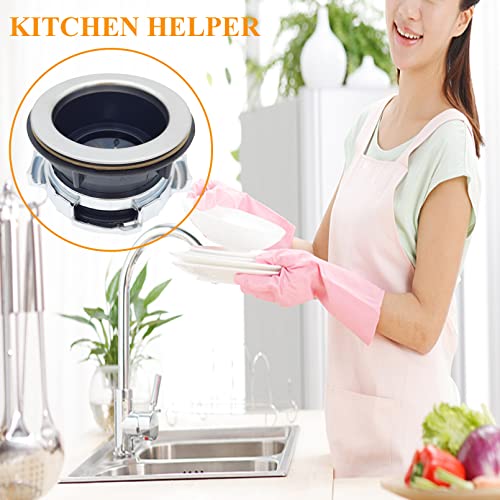 Food Waste Disposer Flange Mount Garbage Disposal Sink Flange Kit Kitchen Sink Flange Parts Garbage Disposal Accessories Drain Lock Nut Replacement With Splash Guard #TOP6