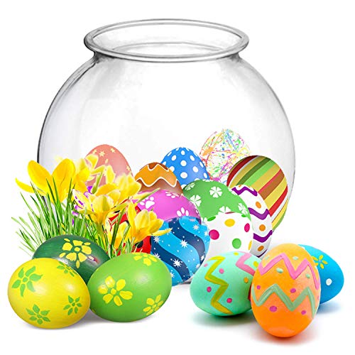 Kicko Plastic Ivy Bowls - 12 Pack - 16 Ounce Tub - Perfect For Plastic Fish Bowls, Home Decor, Centerpiece, Carnival Game Accessory, Ornament Holder, Party Supplies, Sweet Treats #TOP5