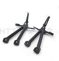 Vista 5 de HTTMT MT390-022 - Soporte de clavija de pie de pasajero trasero negro compatible con Suzuki Gsx-R Gsxr1000 2007 2008