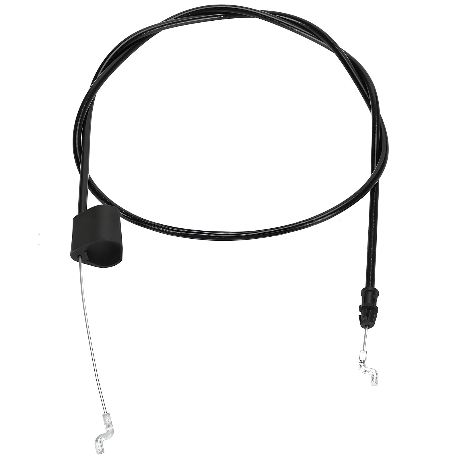 Raheem 532183281 532198463 Lawn Mower Throttle and Brake Cable, 135cm Clutch Drive Cable with Z Bend, Replacement Universal Petrol Lawnmower Control Wire