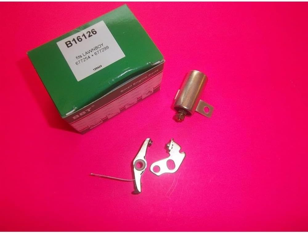 Replacement for OLDER LAWN BOYNEW REPLAC POINTS & CONDENSER FITS 2 CYCLES 677254 677299 16126 OEM