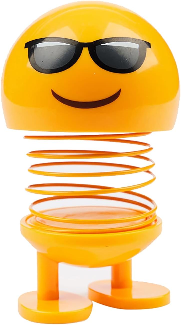 本店は 面白い揺れる頭人形小さな装飾品素敵な漫画の車のアクセサリー 