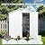 Greesum 6×10FT Plastic Outdoor Storage Shed with Floor, Resin Storaged Sheds with Lockable Double Door, Windows & Vents, All-Weather Tool Sheds for Garden, Backyard, Patio, Light Gray