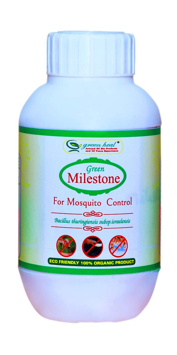 Green Heal Milestone (Bacillus thuringiensis var isralensis) Mosquito Larvae Control 250ml-image-37