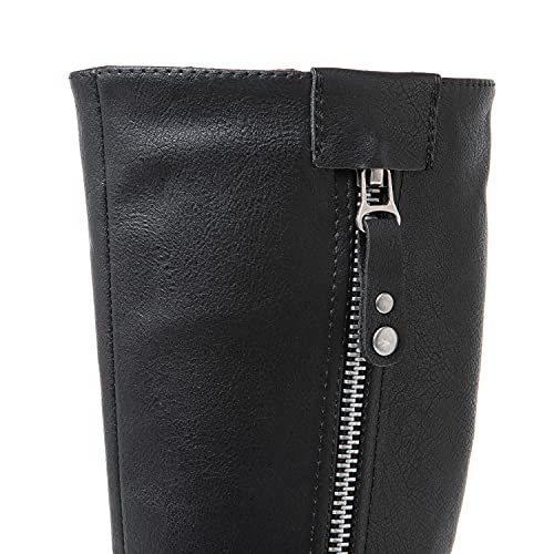 GLOBALWIN Women's Black Knee High Boots Comfortable Boots For Women Size 6M - image 5