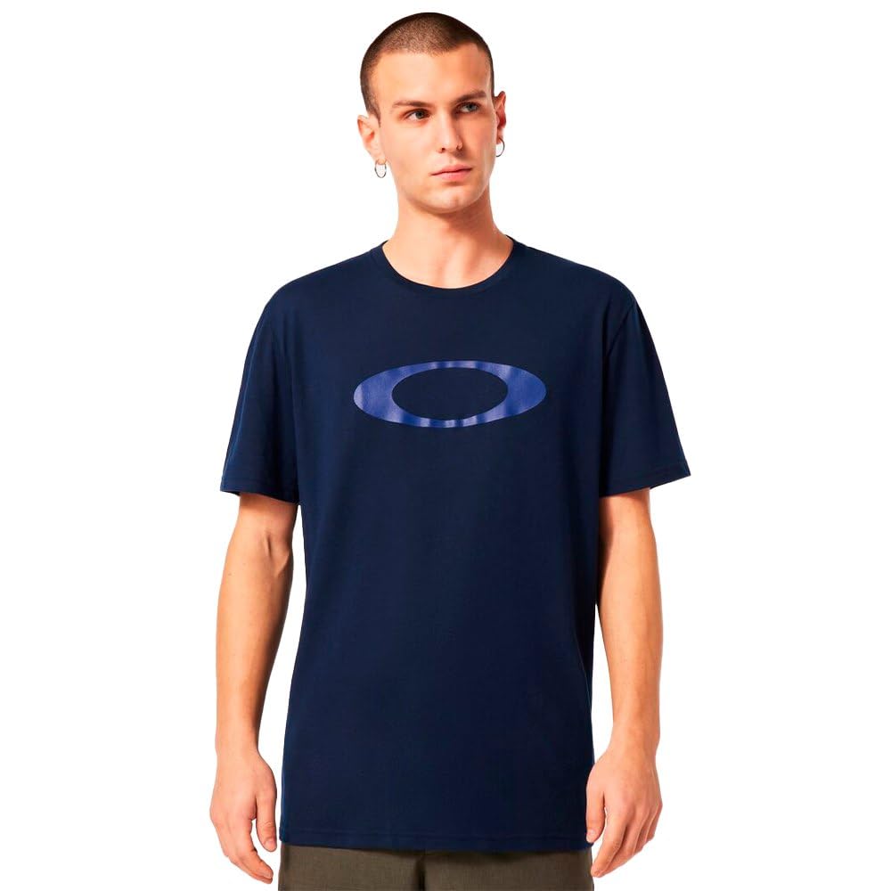 Oakley Men's O-Bold Ellipse Tee, Team Navy, Large