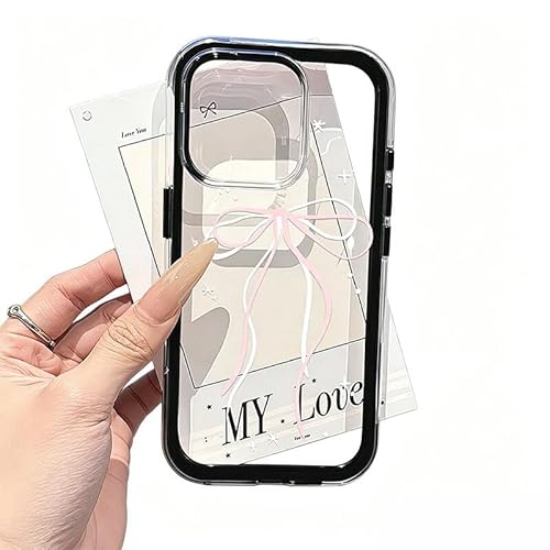 LUCKCOF �P�[�X For iPhone 16 Pro ���� ���{�� �N���A �؍��� �{�E�m�b�g TPU�J�o�[ �Ռ��z�� �����h�~ �A�C�t�H�� 16 Pro ���p�X�}�z �P�[�X �J�o�[ ���^ ���΂݂ɂ��� �����X�}�z�P�[�X �����Y�ی� �X�����h�~ ��