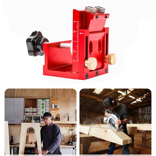 Ensemble de gabarits de trou pour bois pour réparer sans vis visible - 3