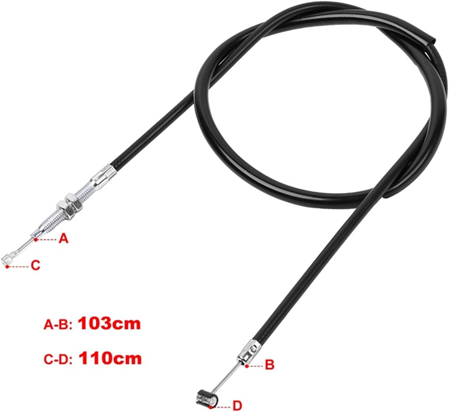 Motorcycle Clutch Line Cable Wire Compatible CBR600 F4 Cbr600 1999-2000 F4I 2001-2006 22870-MBW-000