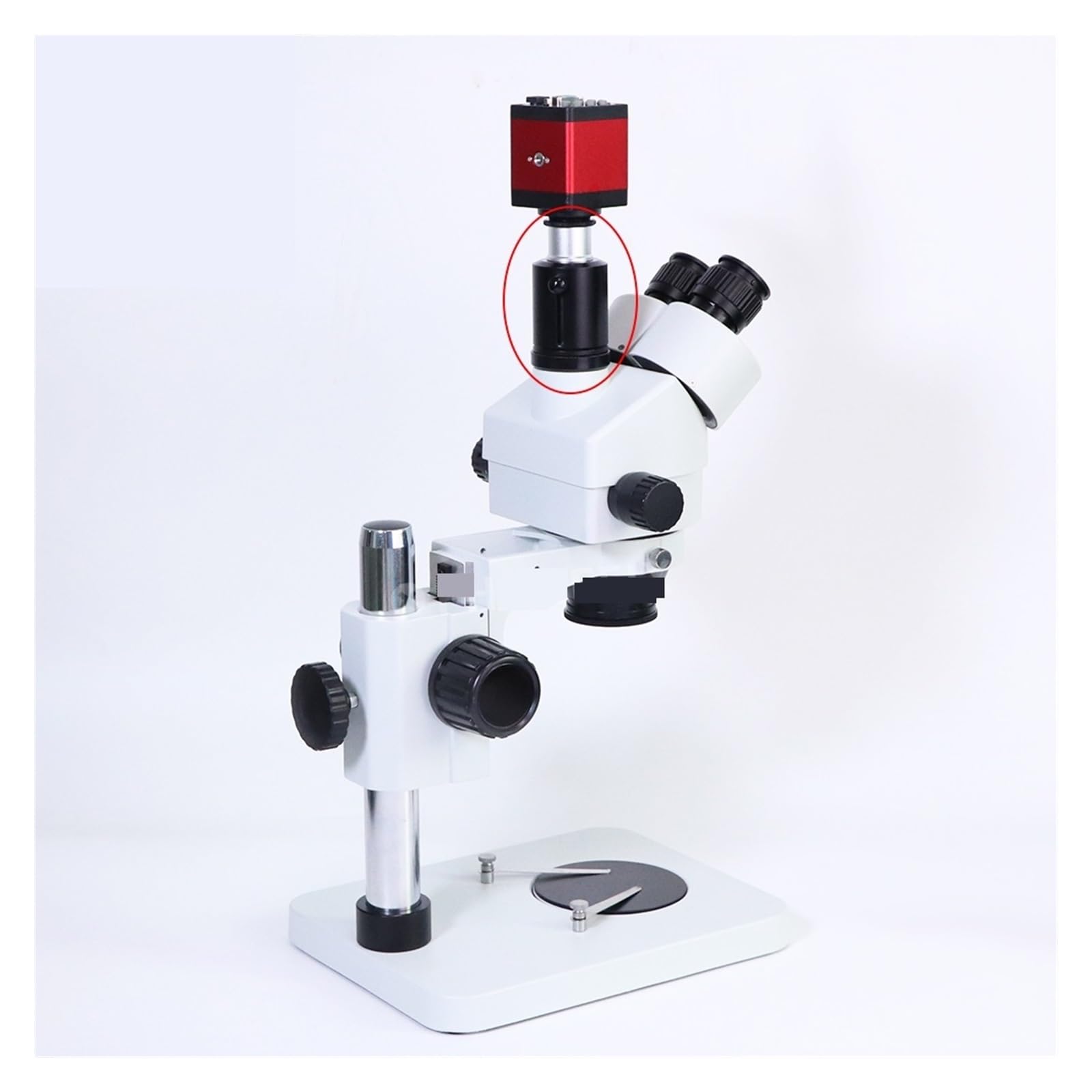 Mikroskop cyfrowy, Mikroskop Trójokularowy Z Adapterem Do Okularu Aparatu 23,2 Mm