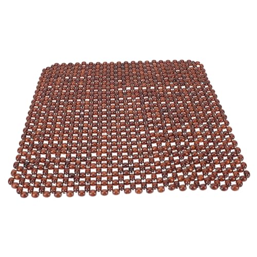 Coussin de siège auto en perles de bois HEMOTON rafraîchissant pour quatre saisons