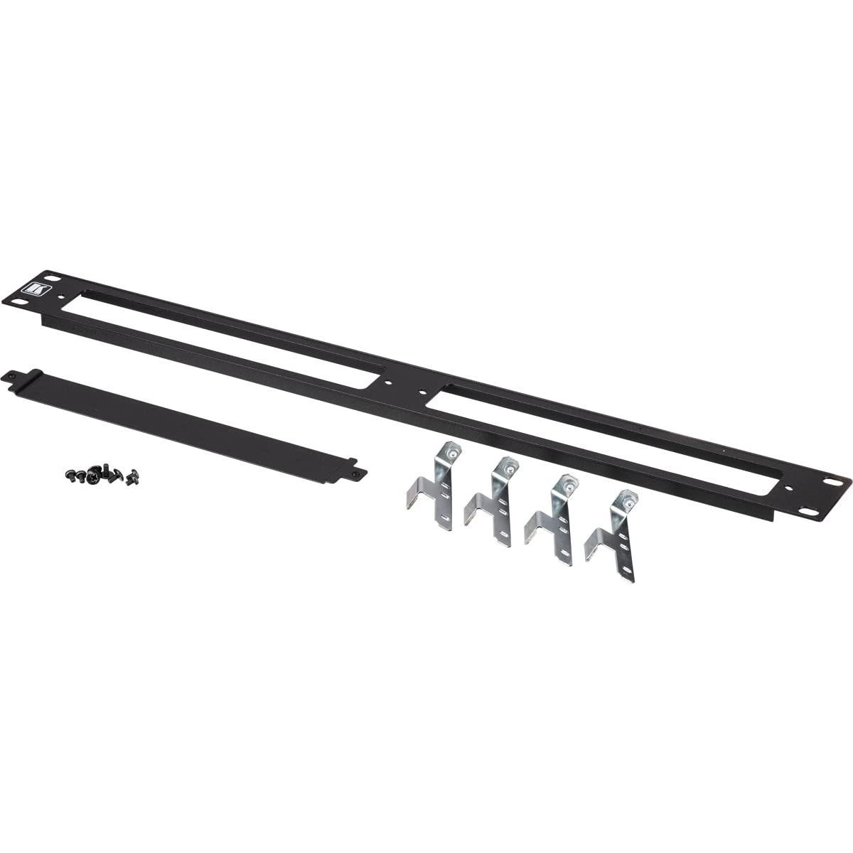 KramerElectronics RK-T2B 19" 1U Rack Adapter for Mounting 2 MegaTOOLS, Black