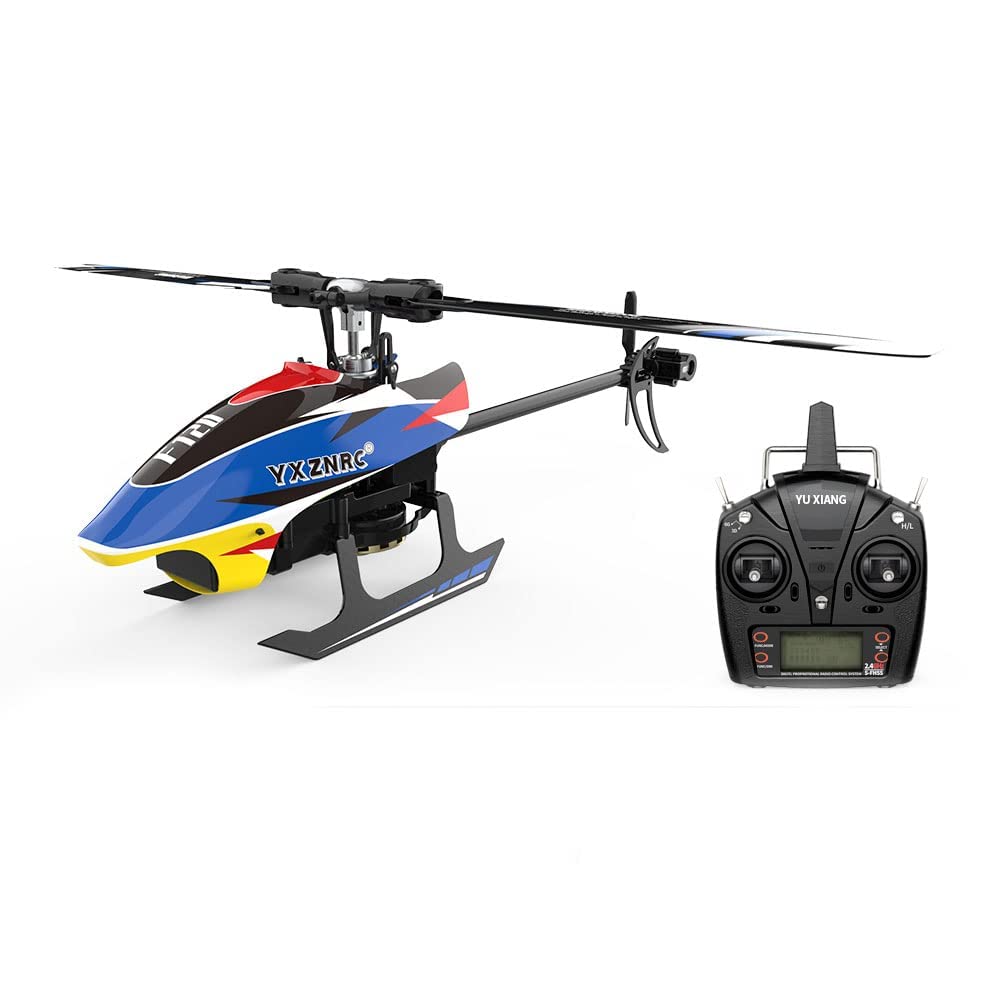 Helikopter zdalnie sterowany, helikoptery RC z żyroskopem w trybie 3D/6G dla dorosłych, 6-kanałowy samolot RC z silnikiem bezszczotkowym, mini helikopter Prezent urodzinowy i świąt