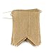 JAHEMU Guirnalda de banderines Banderín de Arpillera Burlap Banner Pancarta Banderas Colgando...