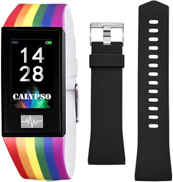 Calypso K8500/7-Orologio da Uomo con Cinturino in caucciù Multicolore,  23,80/41,60 mm K8500/7 : Amazon.it: Orologi
