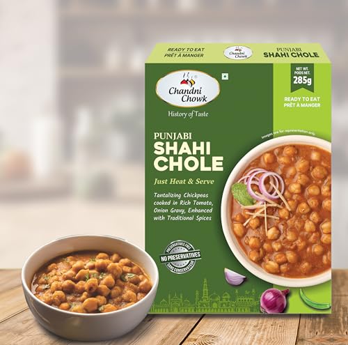 Image of Chandni Chowk Ready to Eat Punjabi Shahi Chole, Pure Veg | Restaurant Style Ready to Cook Shahi Chole | No Preservatives Or Artificial Colors | 285gm Pack of 1