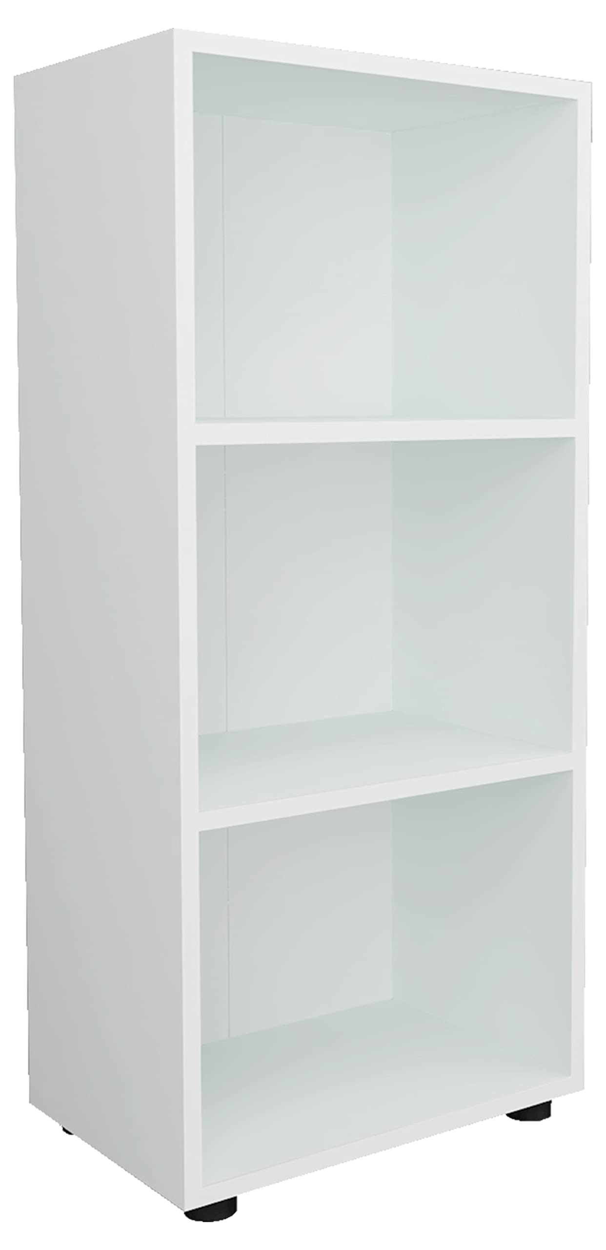 VCM Estante de Oficina de Madera estantería Libros Carpetas archivador estantería archivador estantería Ulas 3f Blanco