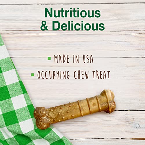 Nylabone NTS102VP4P Healthy Edibles Natural Dog Chews Long Lasting Turkey & Apple Flavor Treats thumb #1