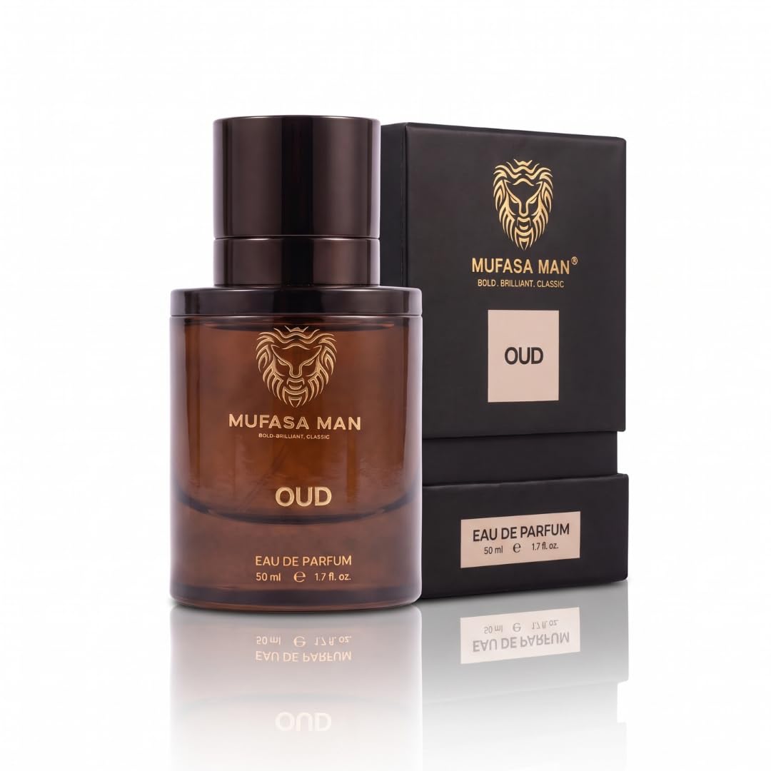 Mufasa Man Oud Perfume for Men – 50 ML Premium Long-Lasting Fragrance, Rich Woody & Oriental Scent – Masculine, Elegant & Refreshing Perfume for Daily Use-image-0