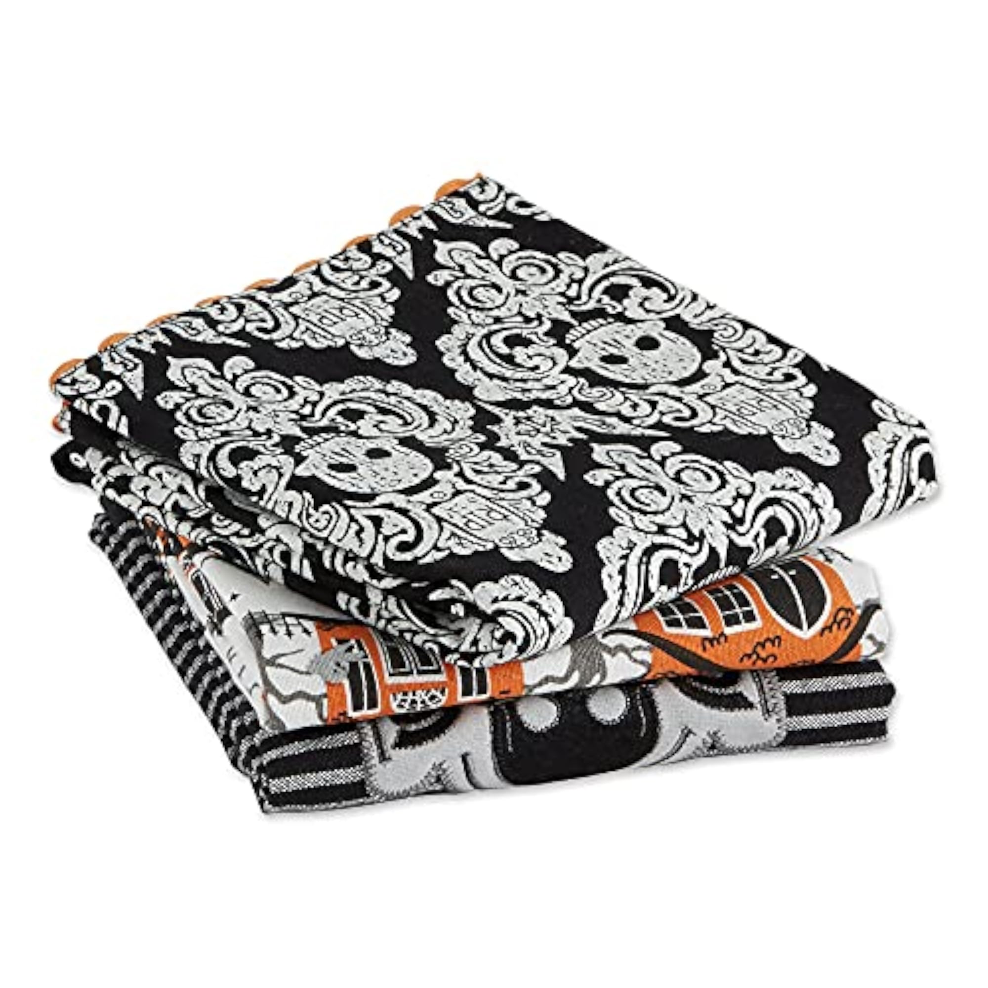 Halloween Collection Dishtowel Set, Embellished