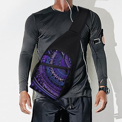 Morral bandolera estilo tribal liviano para senderismo miniatura 7